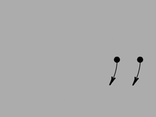 Dots rotating with parallel, in-phase motion