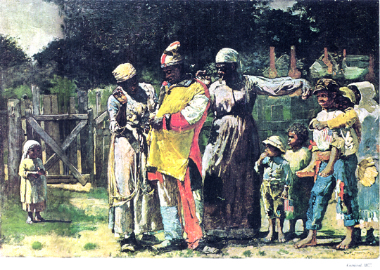 Former Slaves Preparing for a Carnival